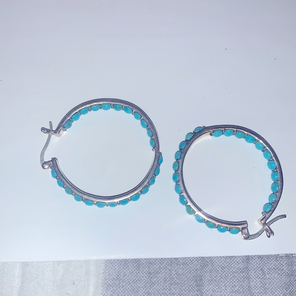 TURQUOISE EAR RINGS